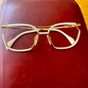Cazal Mod 242 col 332 Gold/white eyeglasses
